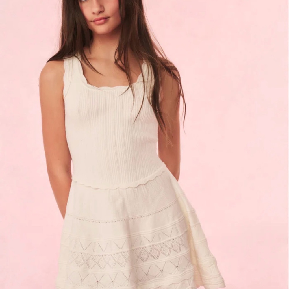 Kids NWT Love Shack Fancy Ronellia Cream Dress